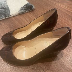Christian Louboutin wedge heels size 35.5